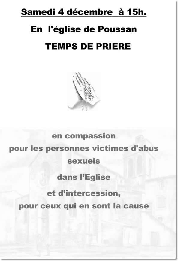 Affiche pour le 4 décembre