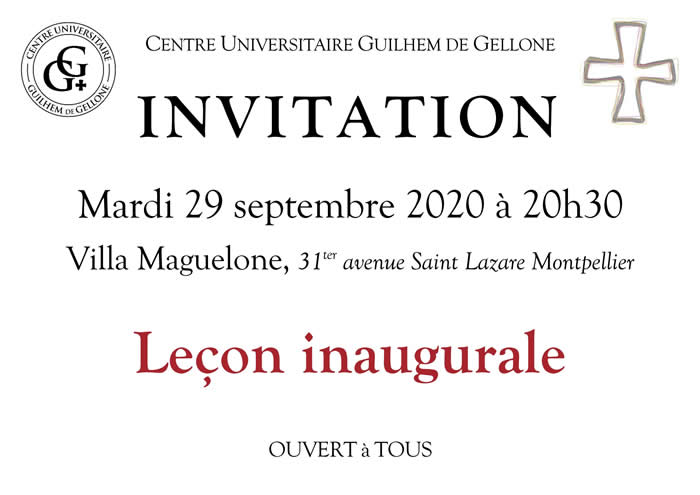 Invitation leçon inaugurale 2020 Page 1