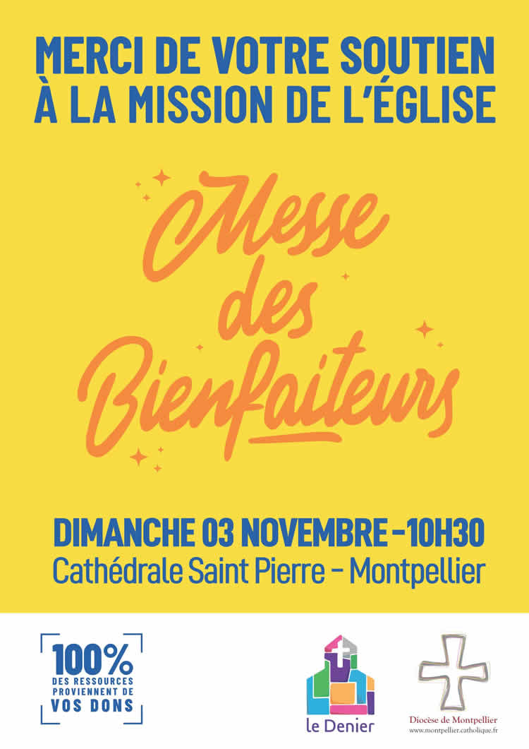 Messe Bienfaiteurs Cathedrale