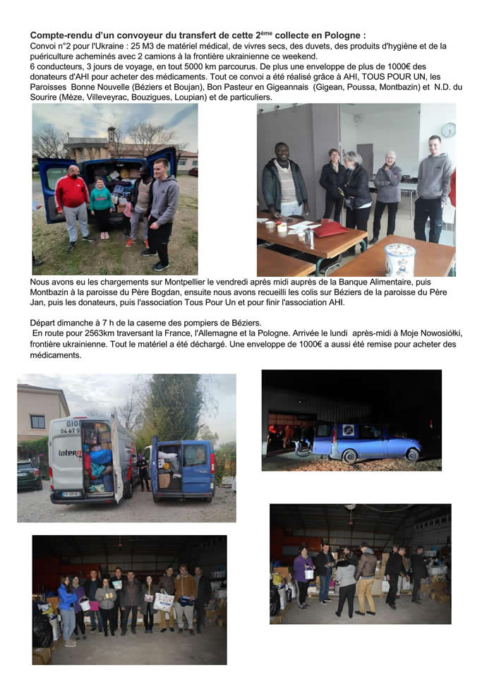 collecte des 17 et 18 mars 1
