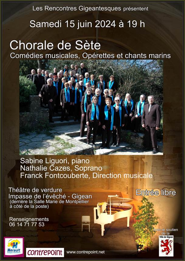 concert de Contrepoint Chorale de Sète2024
