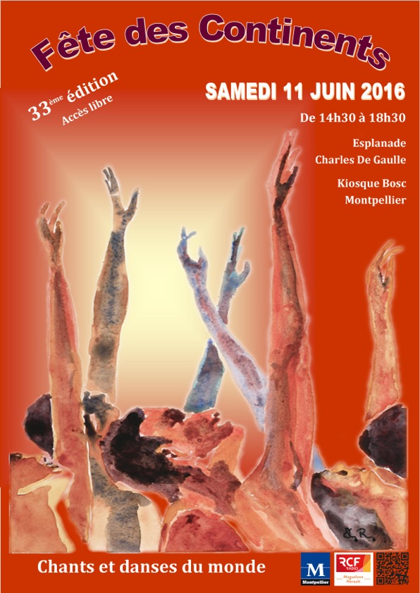 Affiche fete des Continents 2016